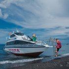 2. Boarding Arjuna fast boat