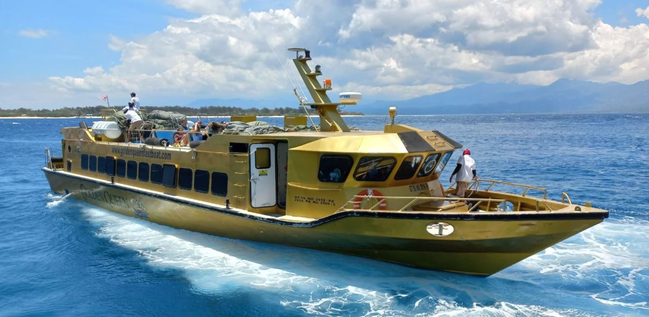 Padang Bai to Gili Trawangan with Golden Queen Fast boat