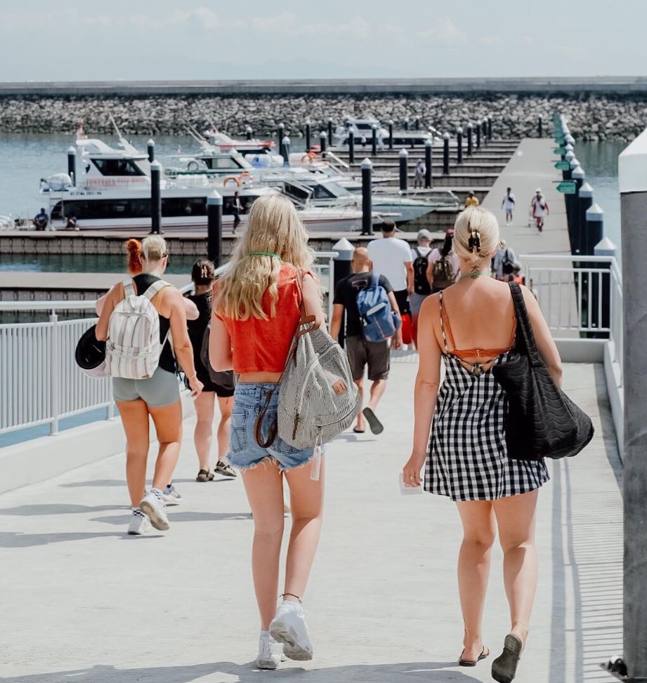 Rocky fast cruise to Lembongan