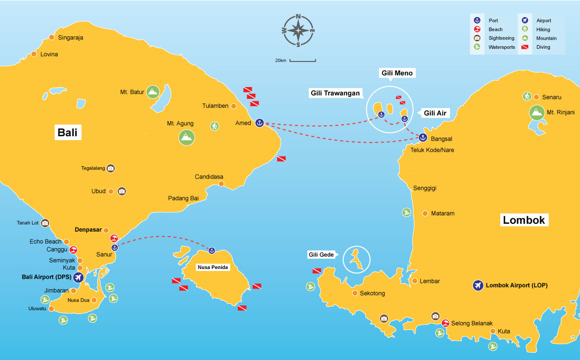 Arjuna Fast Cruise map